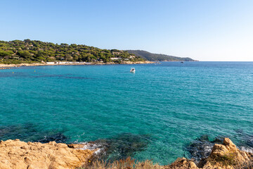 coast L'escalet south france situated on the south side of Cap Camara