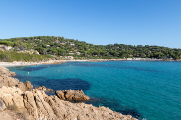 coast L'escalet south france situated on the south side of Cap Camara