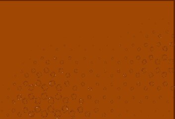 Light orange vector layout with circle shapes.