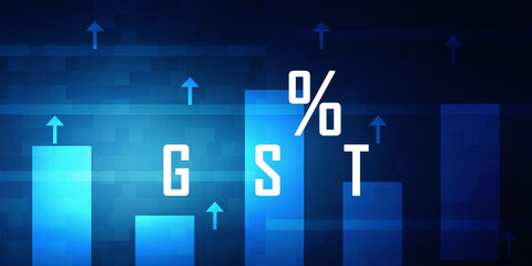 2d rendering Stock market online business concept. business Graph 
