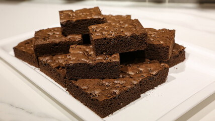 cake with chocolate