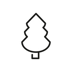 Christmas Outline Vector Icon. Illustration Of A Stroke Vector On A White Background. For App And Website
