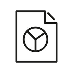 Document Outline Vector  Icon. Illustration Of A Stroke Vector On A White Background. From App And Website.