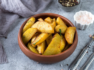 fried potatoes slices georgian cuisine