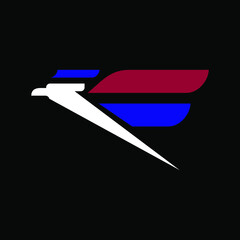 Abstract, Bold, Modern, Falcon Bird Brand Identity Logo