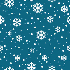 Seamless Christmas gift wrapping paper pattern