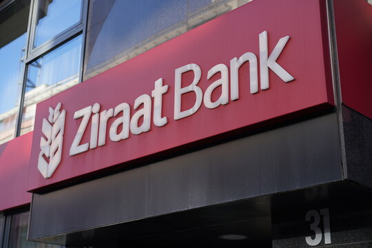 Filiale der Ziraat Bank in Berlin am 24.10.2021