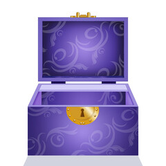 illustration of glove box