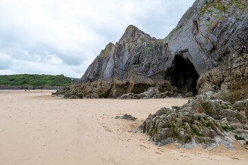 Three cliffs bay, Soouth Wales UK