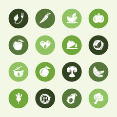 Fototapeta na wymiar vegan food green