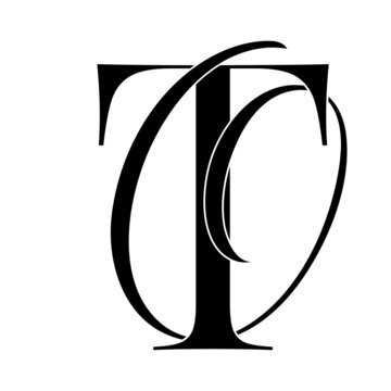 to, ot, monogram logo. Calligraphic signature icon. Wedding Logo Monogram. modern monogram symbol. Couples logo for wedding