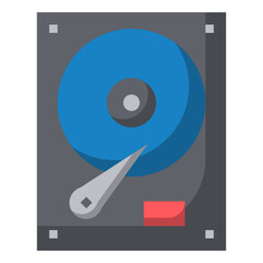 HARDDISK flat icon