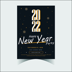 Happy new year party Flyer Design