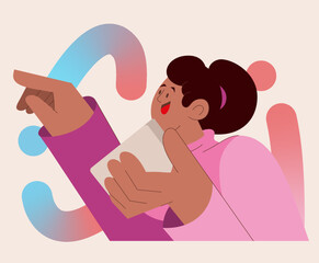 futuristic business character