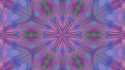 Abstract multicolored symmetrical kaleidoscope background