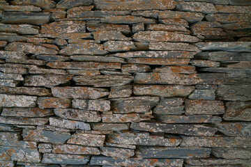 stone wall texture and background, close up