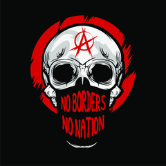 Original name(s): Antifa Revolutionary Skull T-shirt And Poster Design Illustration