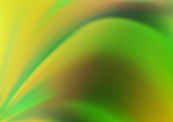 Light Green vector bokeh pattern.