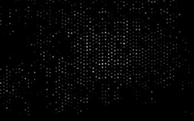 Dark Silver, Gray vector template with circles.