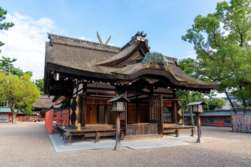 Obraz premium [大阪府]住吉大社境内（第二本宮幣殿）