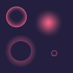 Vector illustration with different shapes