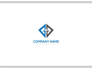 Naklejka premium GG logo design for company.gG letter logo Vector.typography.gaming design.svg