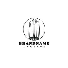 sweater logo cartoon icon design template black vector illustration