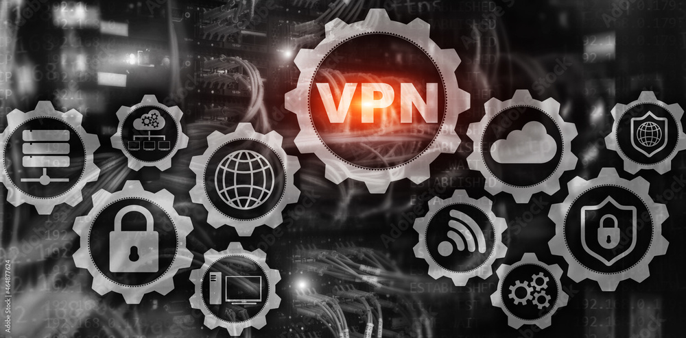Aufkleber bw secure vpn connection. virtual private network or internet security concept