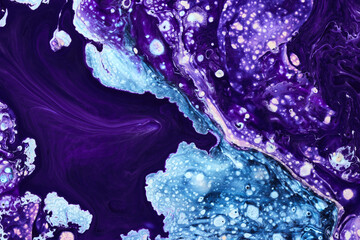 Abstract marble paints background. Floating inks. Creative texture for design