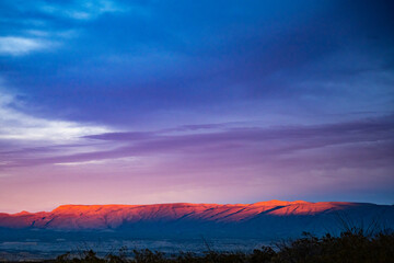 Sunlight Fading on Exhibit Ridge