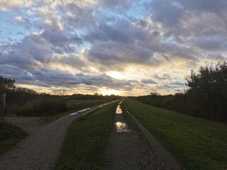 Stormy weather at the Baltic Sea in north Germany
