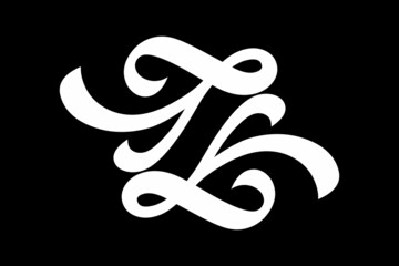 clean and minimalistic black and white initial Z design logo