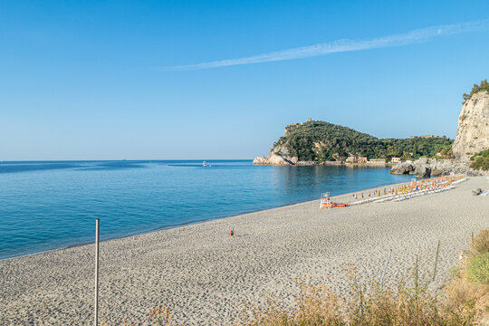 The beautiful beach of Malpasso in Varigotti