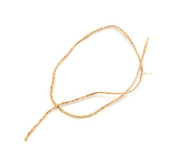 Twine on a white background. Thread for packaging. Isolate.