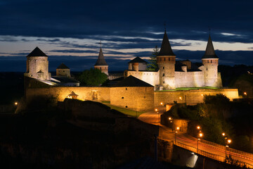 Fototapeta na wymiar Kamianets-Podilskyi Castle