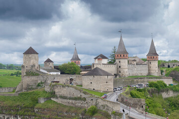 Fototapeta na wymiar Ancient Kamianets-Podilskyi castle