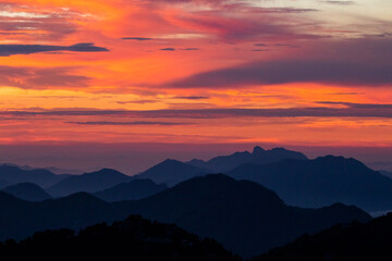 Obraz premium Various views of the mountains of Shimla