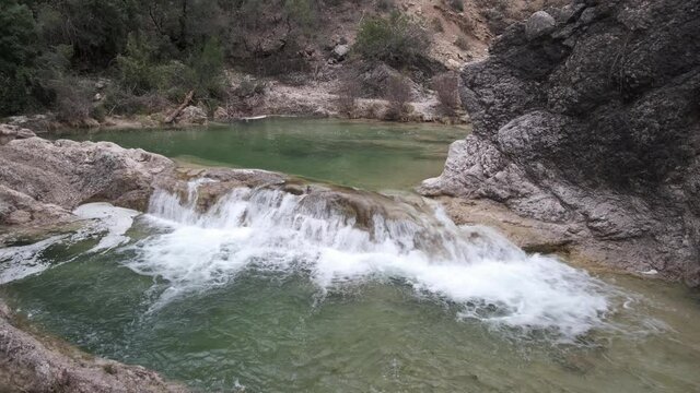waterfall at sierra de cazorla, whitewater Spain, long exposure river, andalusia, andaluzia, natural park Spain, borosa valley