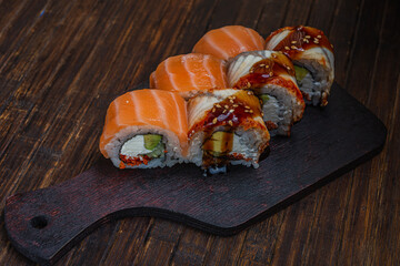 Japanese sushi fastfood- asian traditional snack