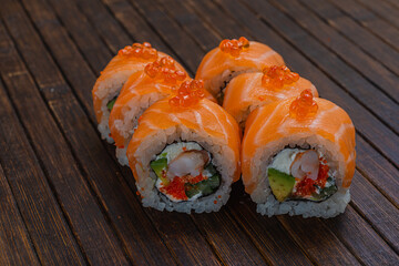 Japanese sushi fastfood- asian traditional snack