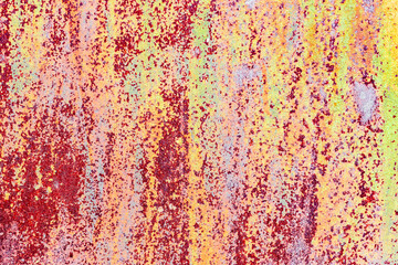 Metal texture with scratches and cracks which can be used as a background