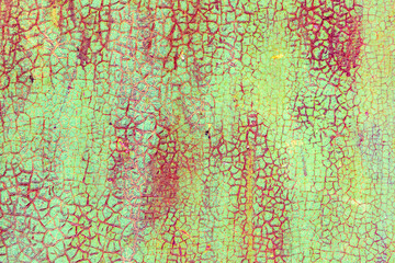 Metal texture with scratches and cracks which can be used as a background