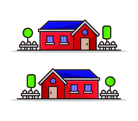 Illustrated house