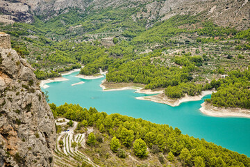 View of Lake Guadalest