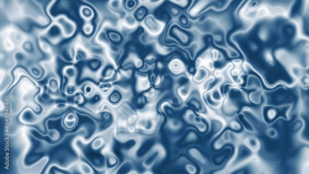 Poster abstract blurry blue gradient curved lines seamless looping background animation.