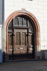 a old wooden door