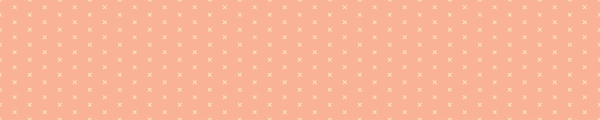 Seamless pattern with pink crosses