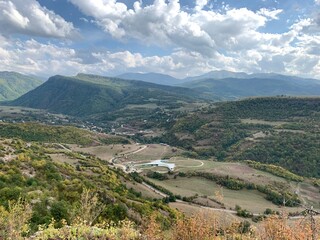 Fototapeta na wymiar village in the mountains, Armenia, Lori