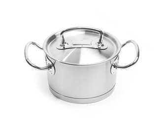 casserole with stainless steel lid professional kitchen utensils - Image