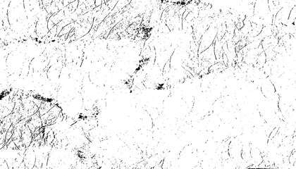 Scratched Grunge Urban Background Texture Vector. Dust Overlay Distress Grainy Grungy Effect. Distressed Backdrop Vector Illustration. Isolated Black on White Background. EPS 10.